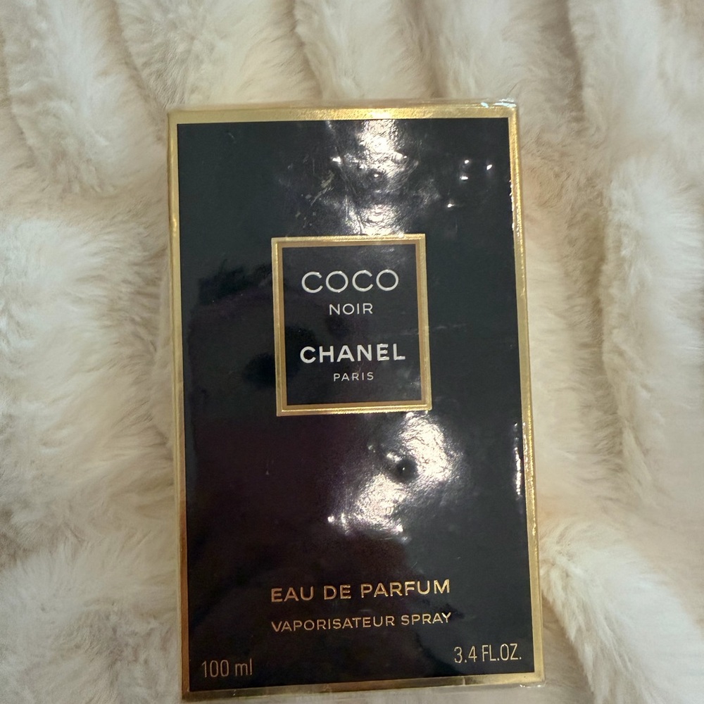CHANEL Black and Gold Perfume Box